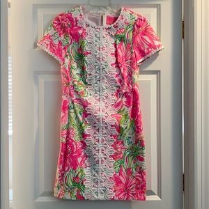 Lilly Pulitzer pink and green dress